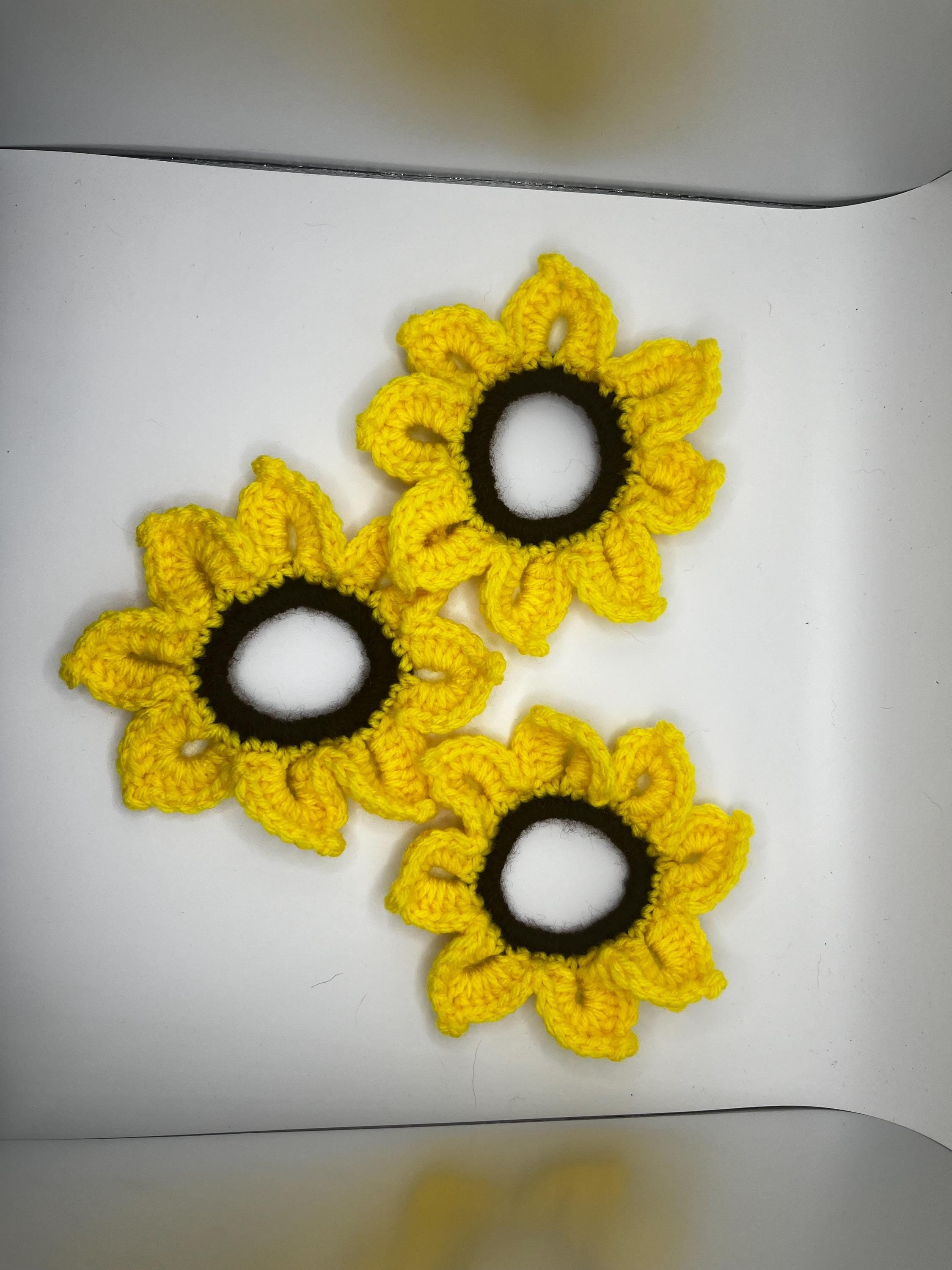 Sunflower Scrunchies