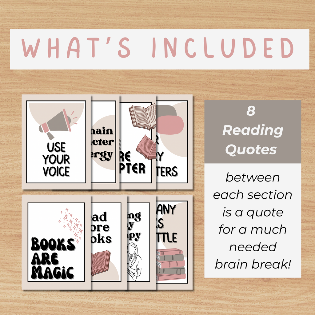 We Read to Know We Are Not Alone: Reading Journal | Digital